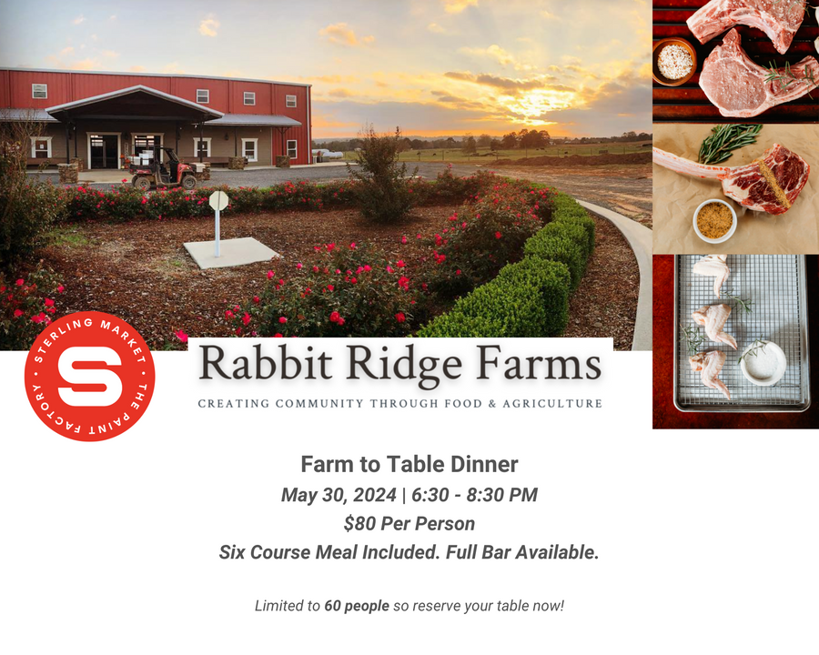 Rabbit Ridge Farms x Sterling Dinner