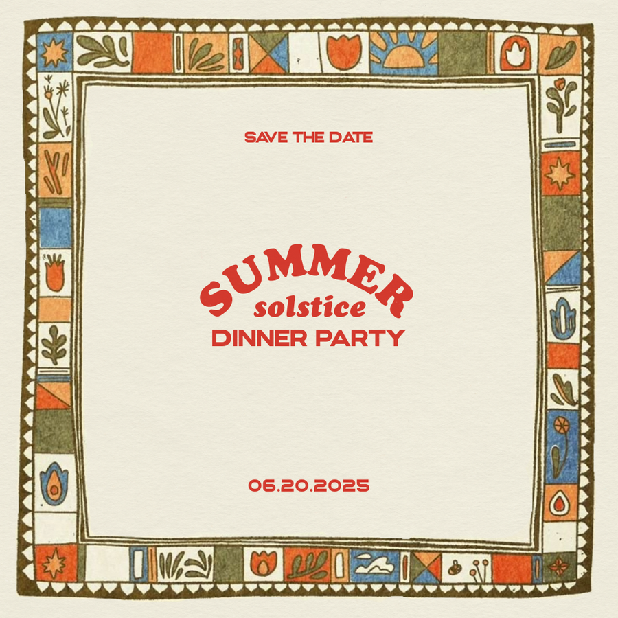 Solstice Dinner June 20th at 6:30 PM